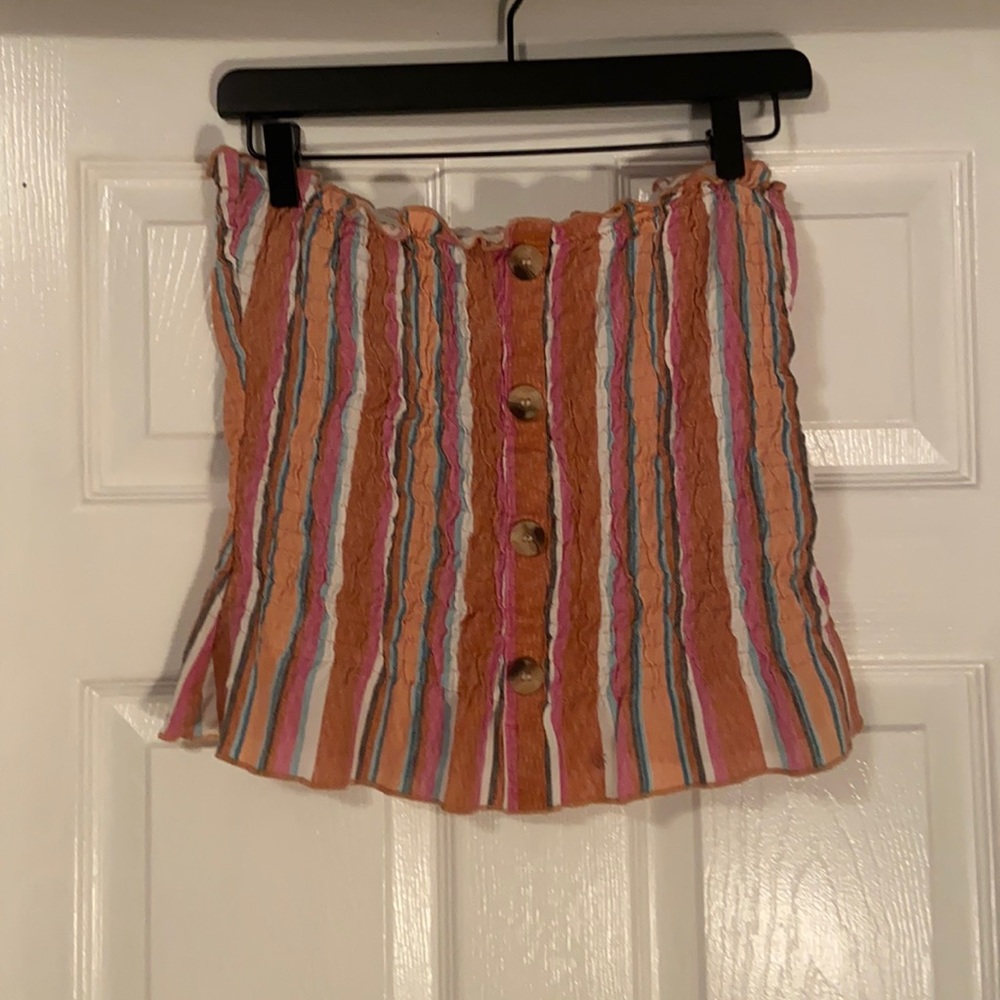 Multi color tube top